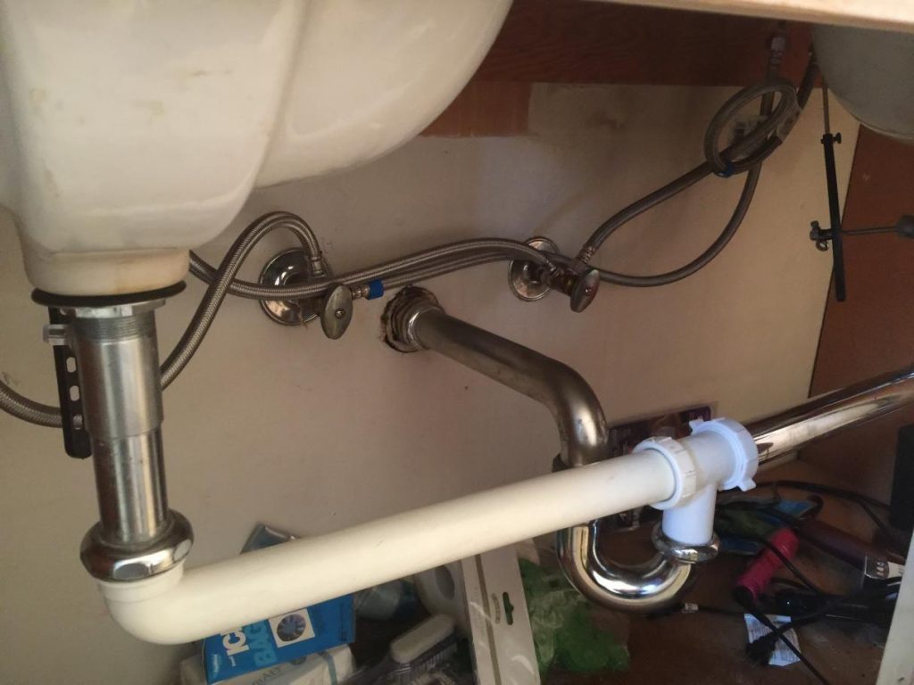 Converting Single Sink Vanity To Double Vanity Plumbing
