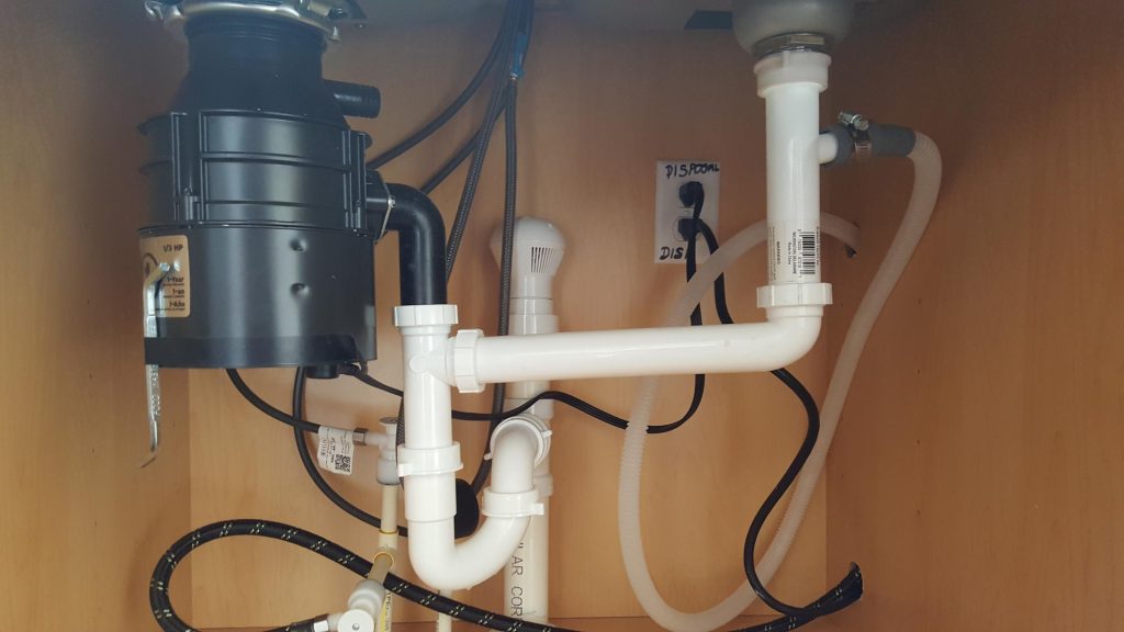 Double Sink Plumbing With Garbage Disposal And Dishwasher