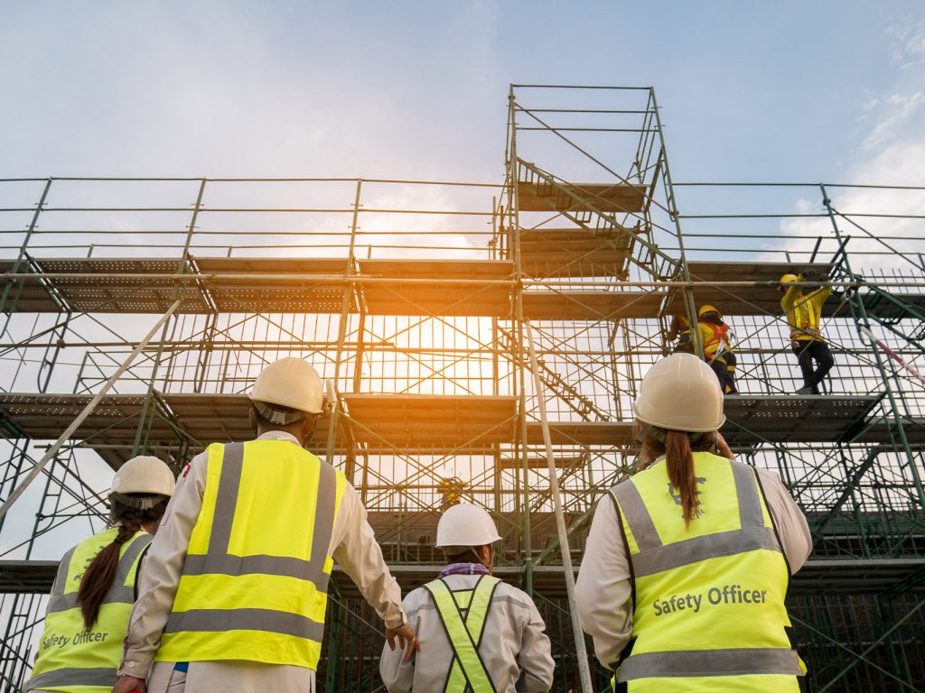 A Scaffold Must Be Erected Plumb Square And Level