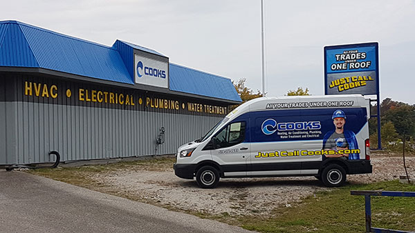 Cook'S Plumbing Heating Air Conditioning Water Treatment And Electrical