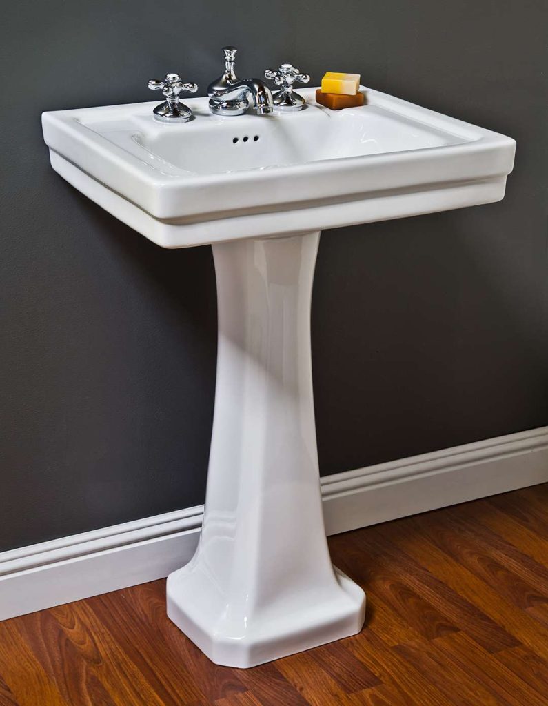 How To Install A Pedestal Sink With Floor Plumbing