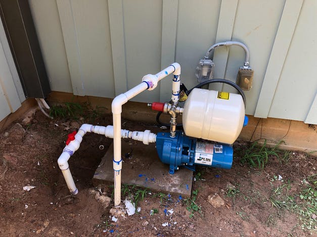 How To Plumb A Shallow Well Pump And Pressure Tank