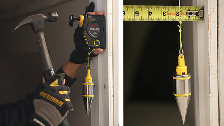 How To Use A Plumb Bob To Frame A Wall