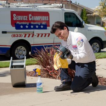 Services Offered By Service Champions Plumbing Heating & Ac