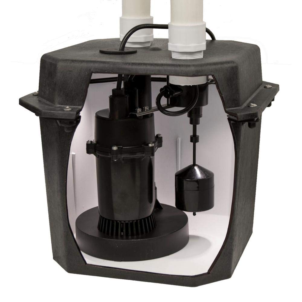 0.25 HP Pre-Plumbed Sink Tray Sump Pump: Ultimate Leak Protection