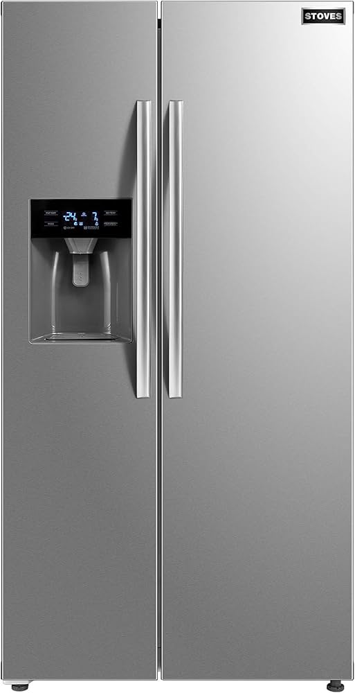 American Fridge Freezer With Water and Ice Dispenser – No Plumbing Needed!