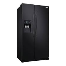 Black American Fridge Freezer with Water and Ice Dispenser Plumbed – The Ultimate Upgrade for Your Kitchen