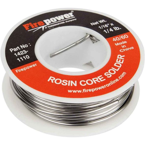 Can Rosin Core Solder Be Used for Plumbing?