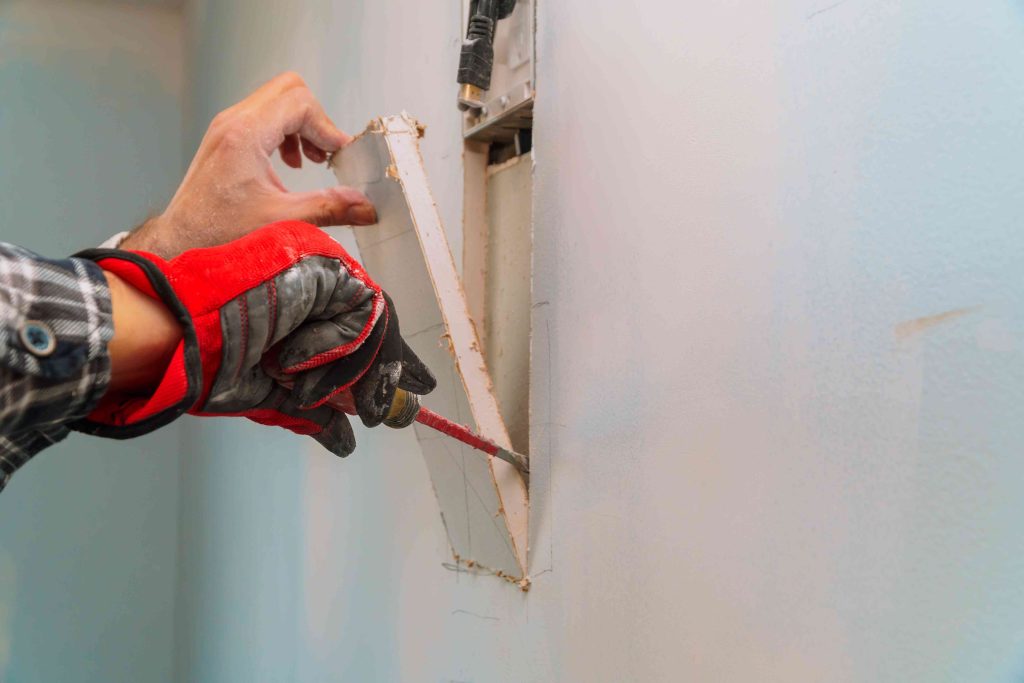 How To Cut Holes In Drywall For Plumbing