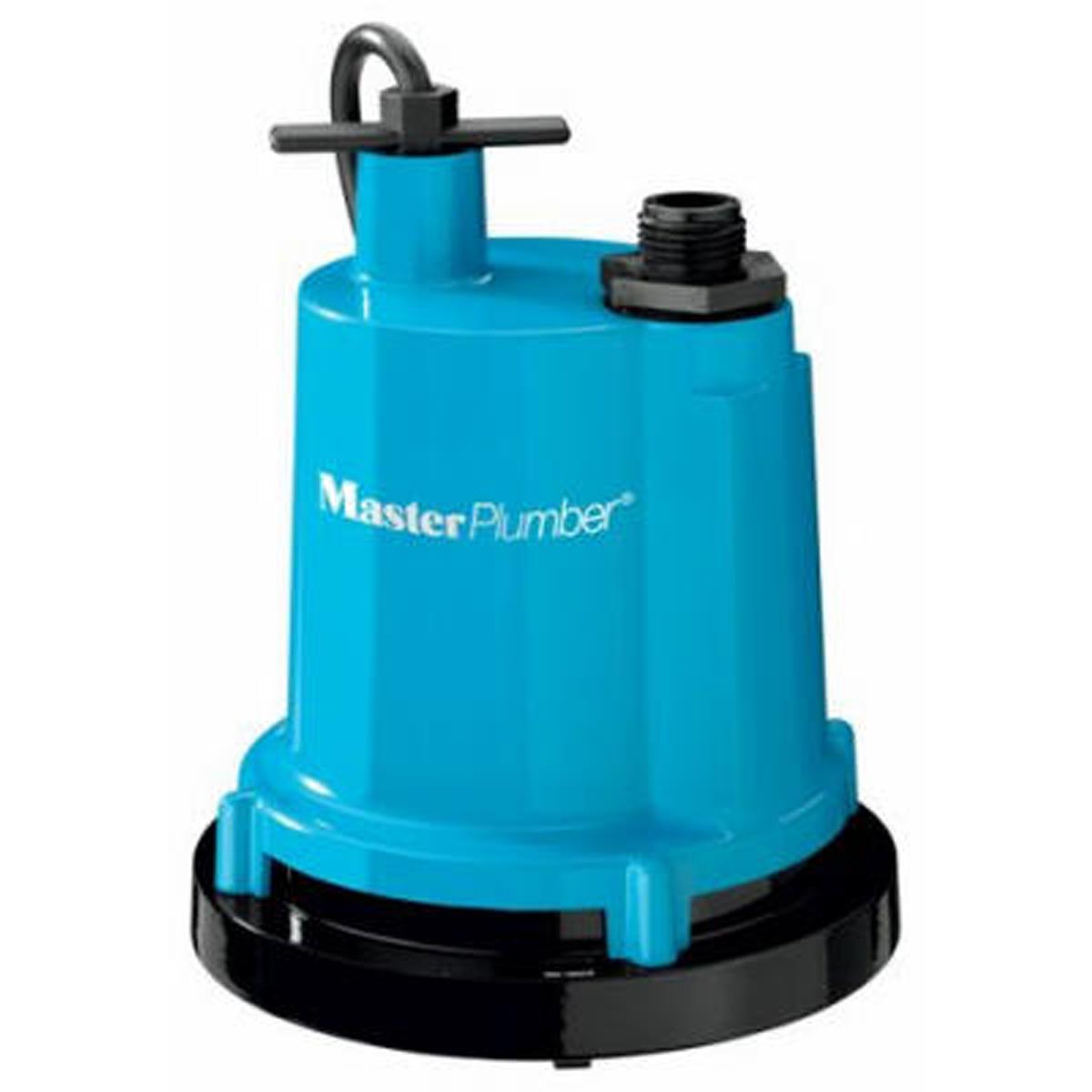Master Plumber 1/4 HP Submersible Utility Pump – The Quiet, Powerful Solution for Floods & Drainage