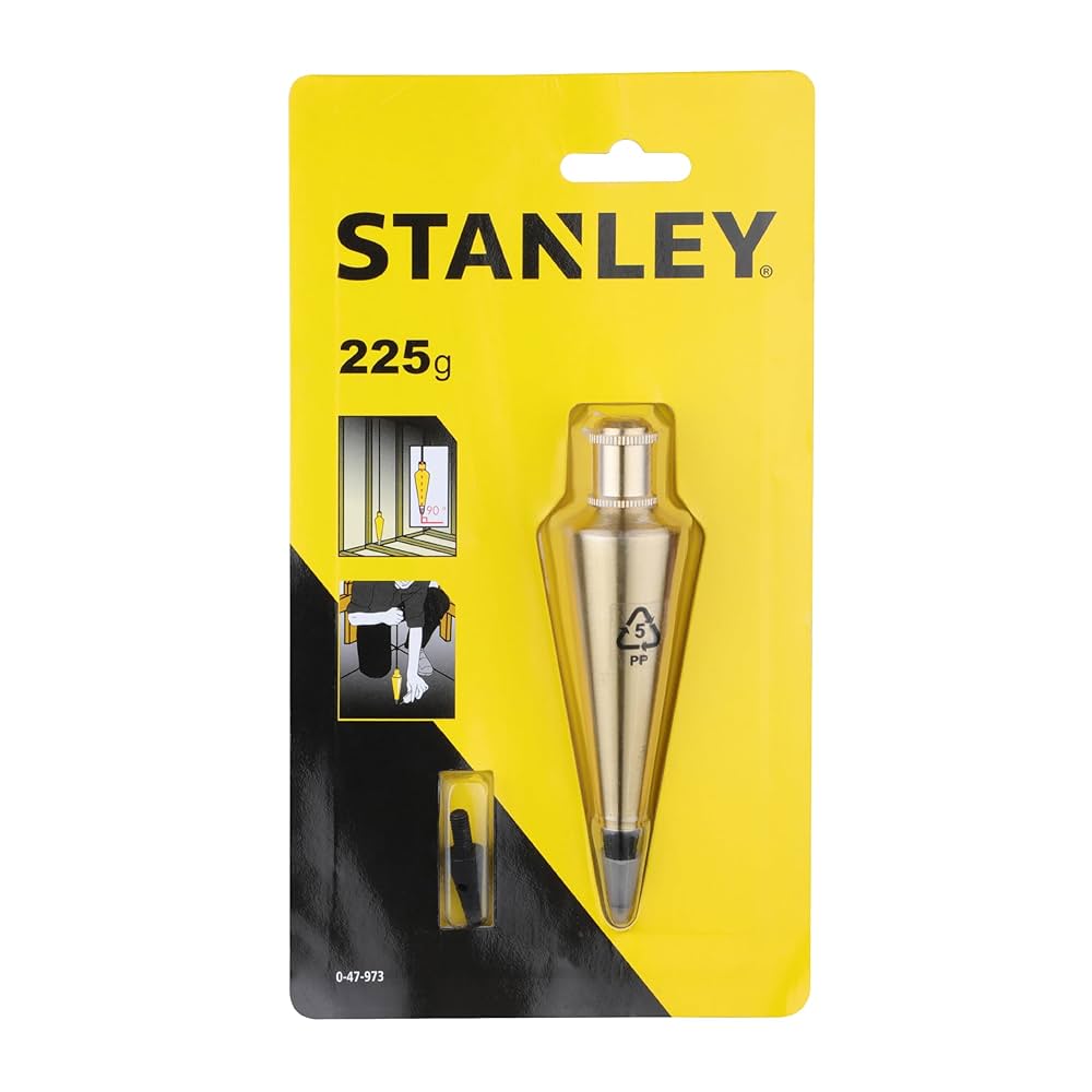 Stanley 47-973 8 Ounce Brass Plumb Bob: The Ultimate Tool for Perfect Vertical Alignment