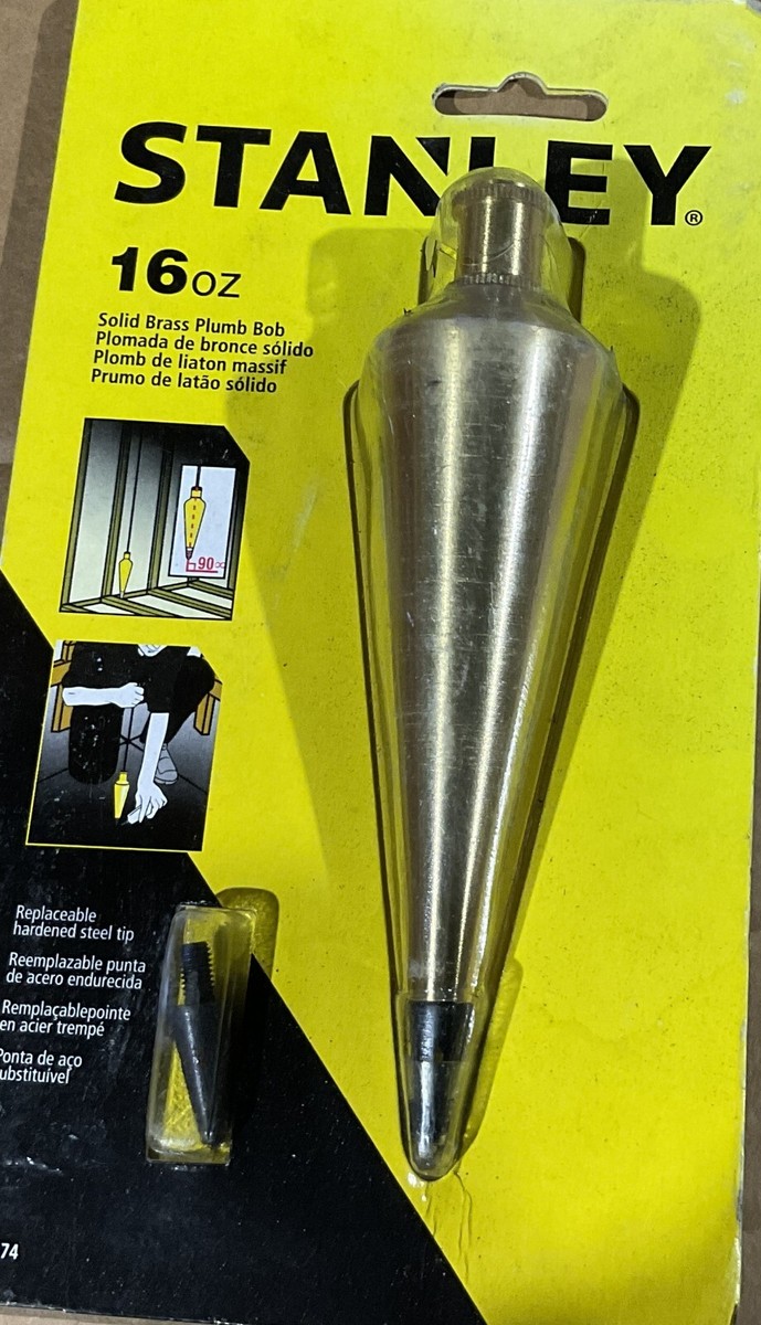 Stanley 47-974 16 Oz Brass Plumb Bob: The Ultimate Tool for Perfect Vertical Alignment