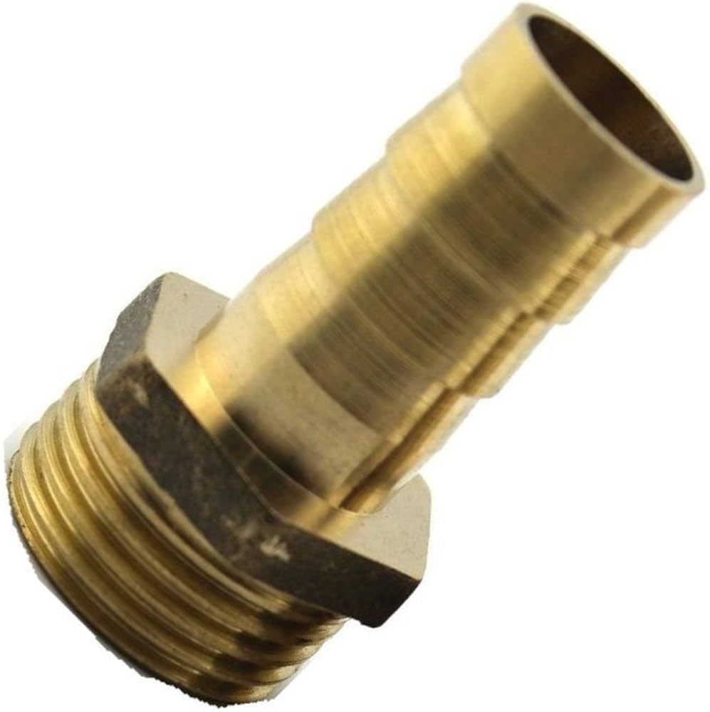 1.5 Male Thread Plumbing Brass Coupler X 1.5 Hose Barb