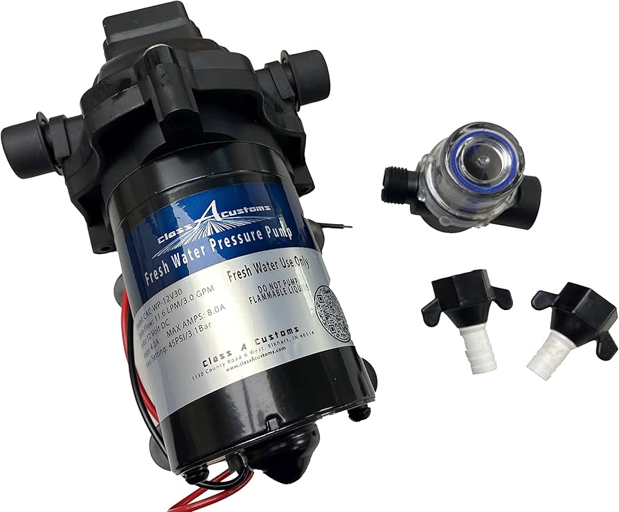 10 Gallon Rv Concession Fresh Water Tank With Plumbing Kit