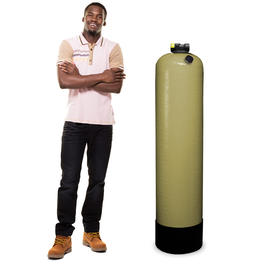 2.0Cu Ft Calcite Unit With In Out Head Plumbed Backwards