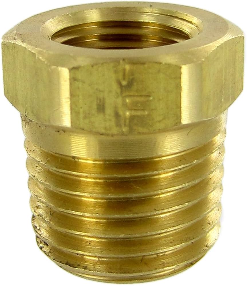 3 4 X 1 2 Brass Bushing Polished Brass Plumbing