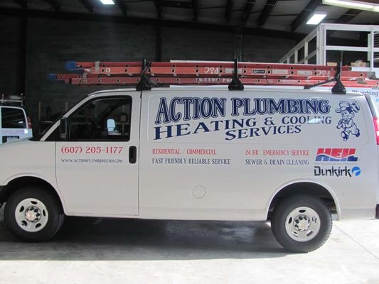 Action Plumbing Heating & Cooling Services Llc Endicott Ny 13760