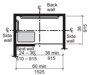 Ada Chapter 6 Plumbing Elements And Facilities Plans With Measurements