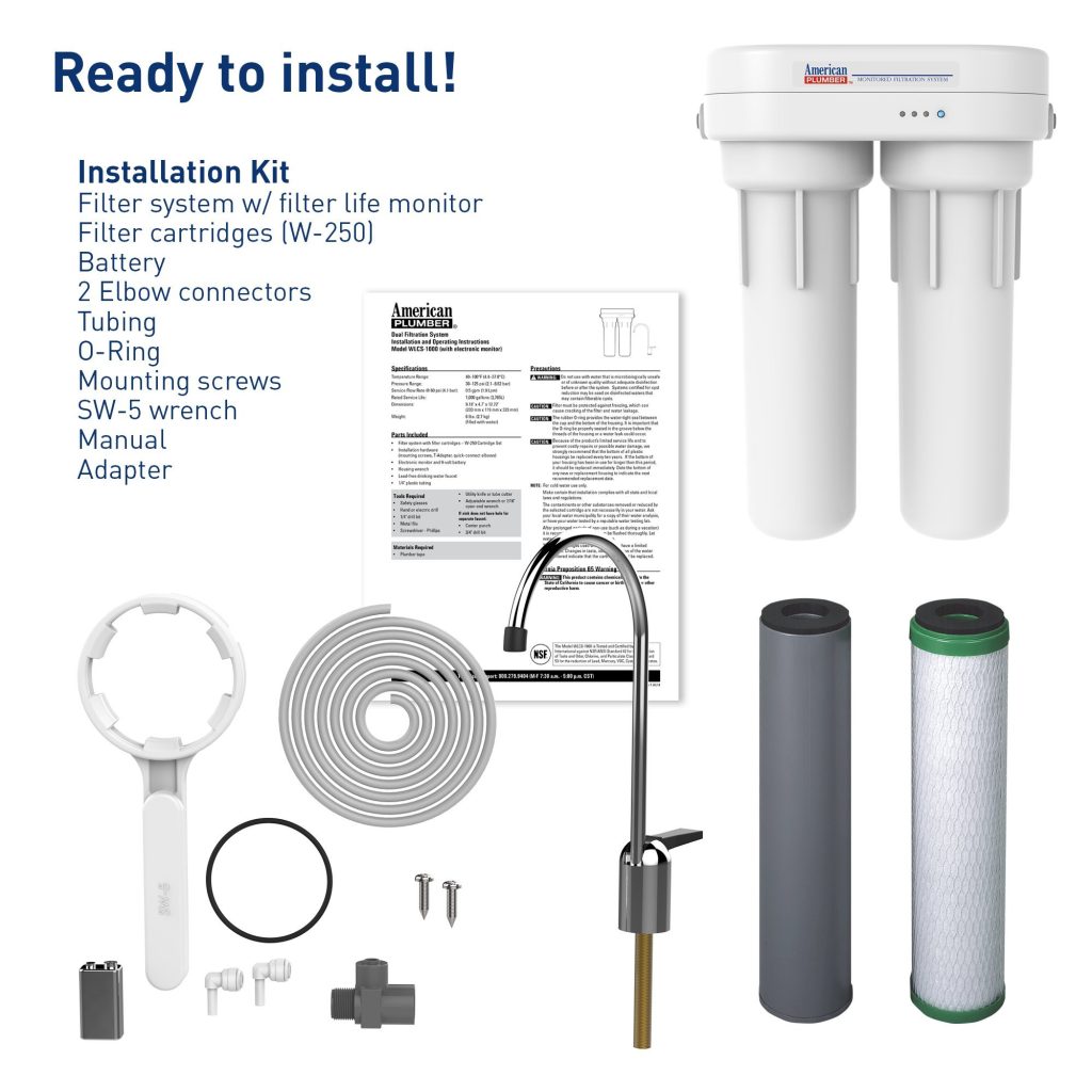 American Plumber Under Sink Water Filter System O Ring Wlcs-100