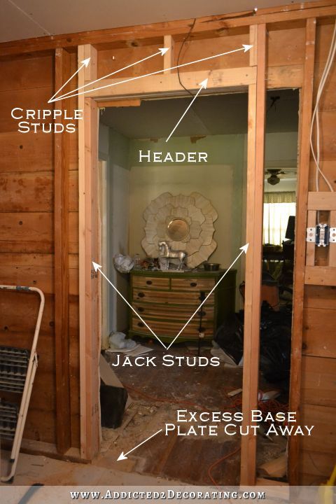 Bathroom Door Load Bearing Header: Plumbing & Closet Tips Over Door Jamb