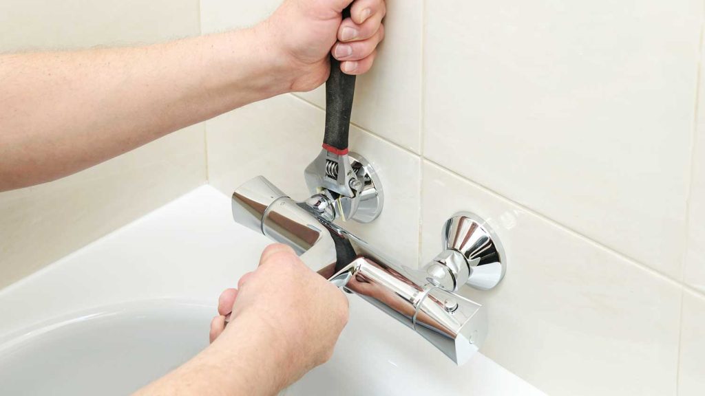 Bathtub Faucet Leaking Plumber Says Need To Tear Down Wall