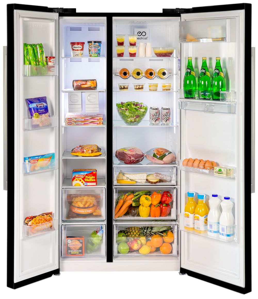 Beko ASD241B Black Fridge Freezer – No Plumbing Needed!