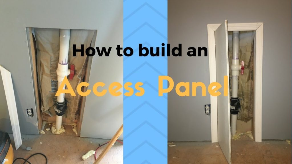 Best Way To Disguise Access Panel In Bedroom For Plumbing