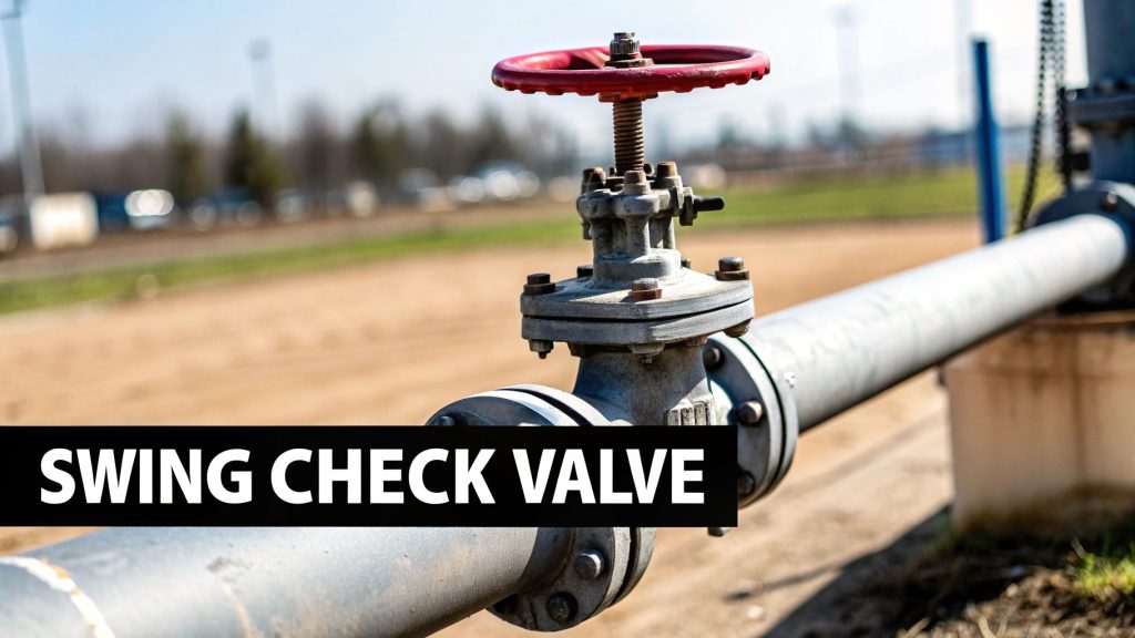 Can A Swing Check Valve Be Plumbed From The Top