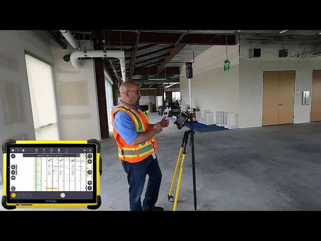 Can I Use a Total Station for Underground Plumbing Layout?