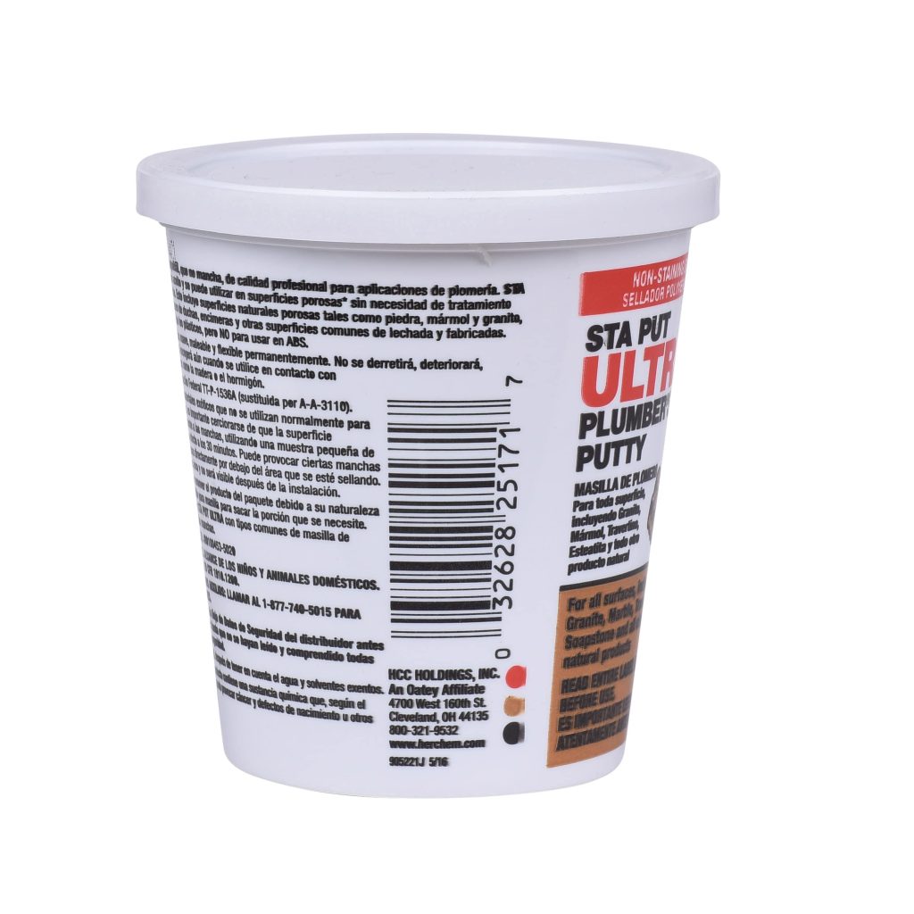 Can I Use Sta Put Ultra Plumber Putty On Corian