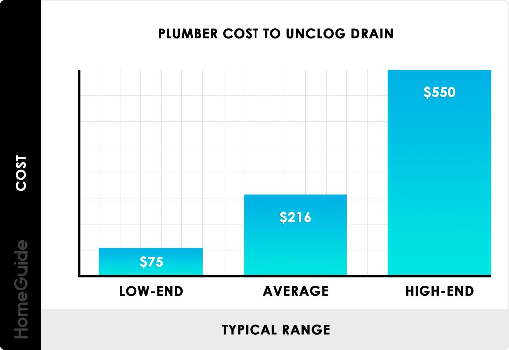 How Much Is A Plumber To Unclog A Drain