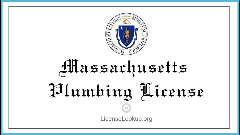 How To Get A Plumbing License In Mass