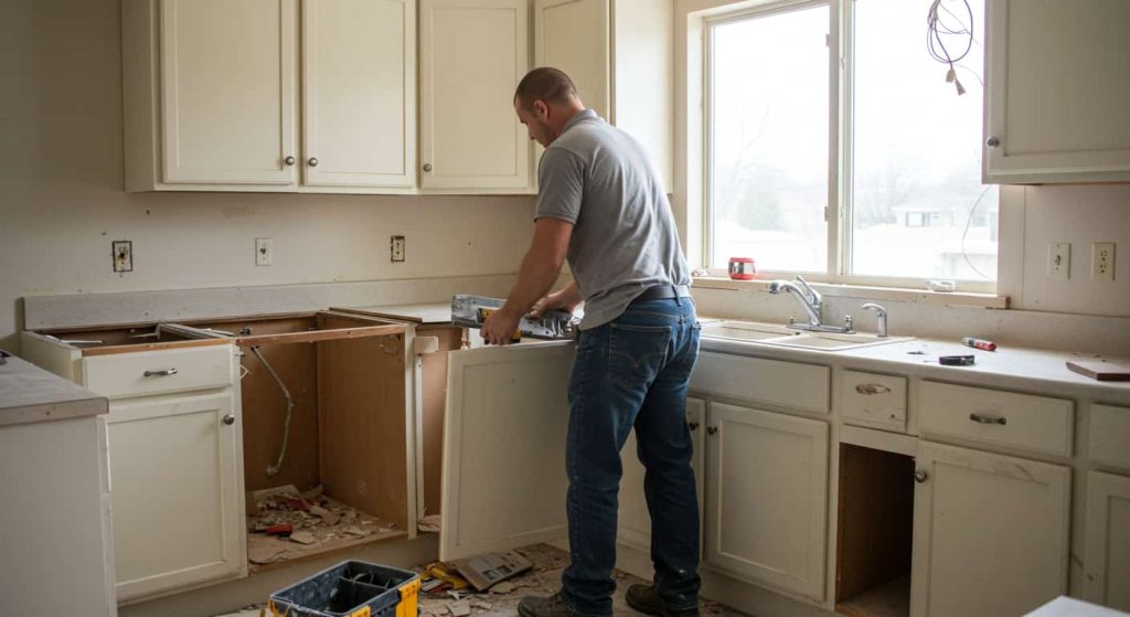 How To Remove Cabinet To Work On Plumbing