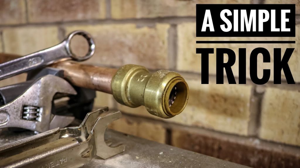 How To Remove Copper Push Fit Plumbing Fittings