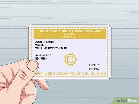 Texas State Board Of Plumbing Examiners Apprentice Card