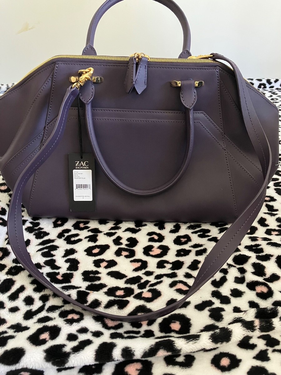 Delta Flight 2018 Plumb Leather Handbag for Sale – Rare Find!