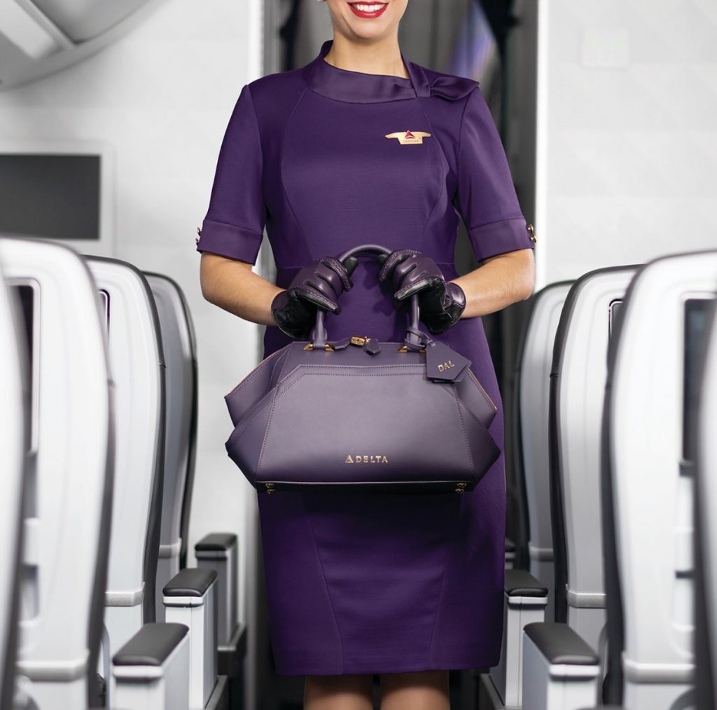 Delta Flight Attendant 2018 Plumb Leather Handbag Prices Revealed