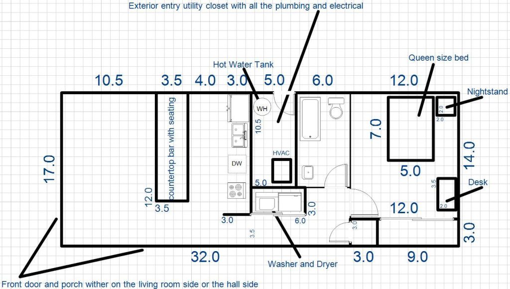 Diagram For Plumbing A Main Floor Bathroom With Laundry Room