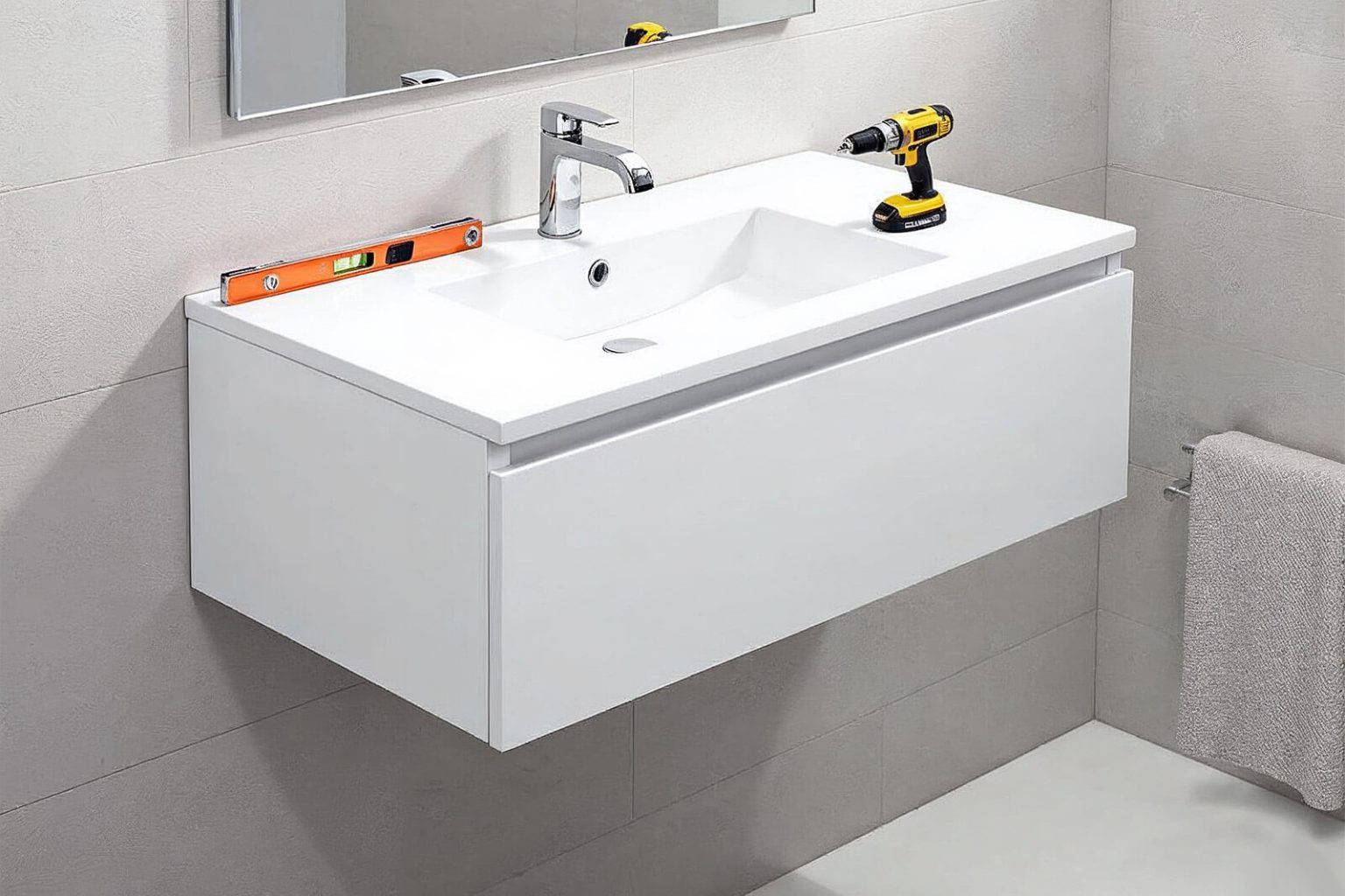 Does Plumbing Need to Be Moved for a Floating Vanity? - Plumbing Tips Today