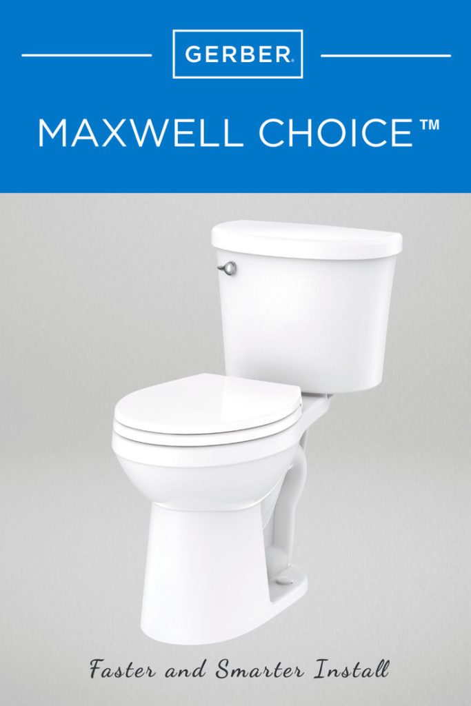 Gerber Plumbing 21-910 Maxwell 1.28 Gpf Two-Piece 10 Inch Rough-In