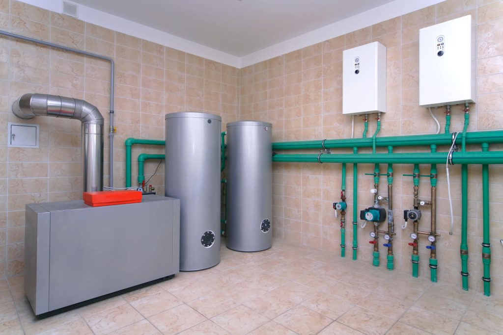 How Does A Plumber Get A Boiler In A House