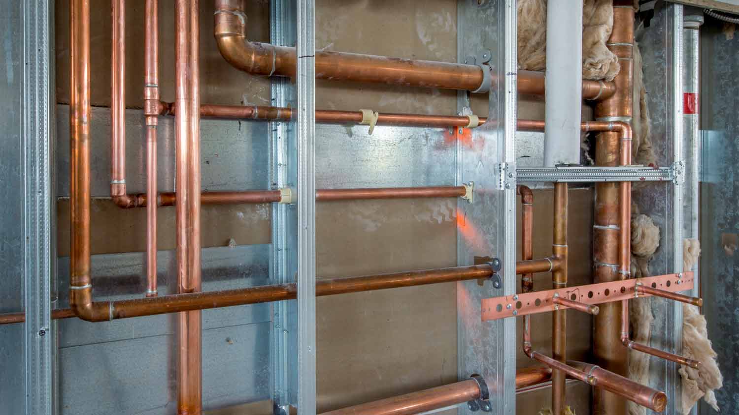 How Far to Keep ½” Copper Plumbing From Drywall?