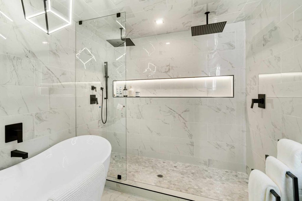 How Much To Tile Large Shower With Pan And Plumbing