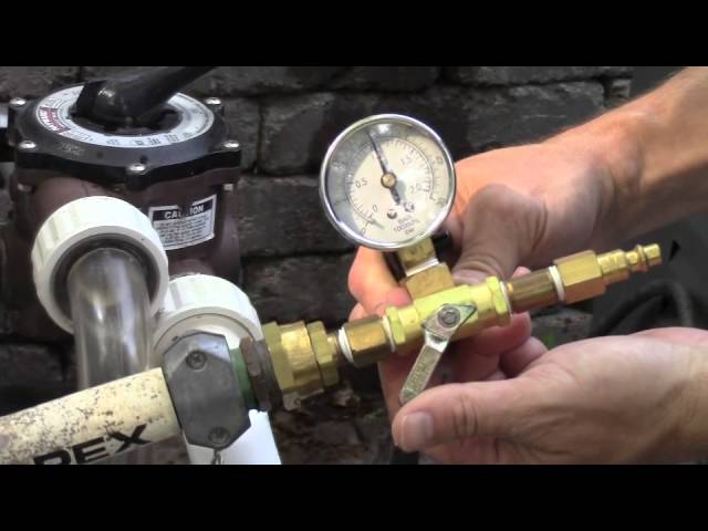 How to Build a Pressure Tester for Swimming Pool Plumbing