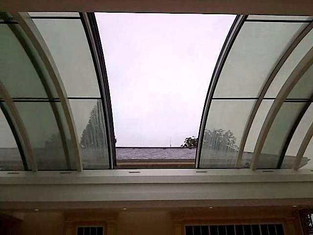 How to Change From Plumb Cut to Curved Glass Roof