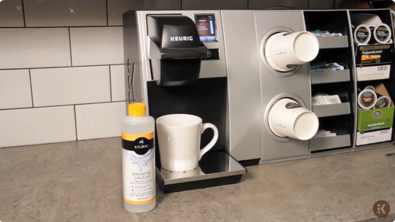 How to Clean & Descale a Plumbed Keurig K150