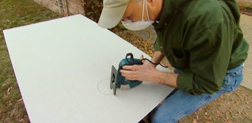How to Cut Plumbing Holes in Fiber Cement Backer Board
