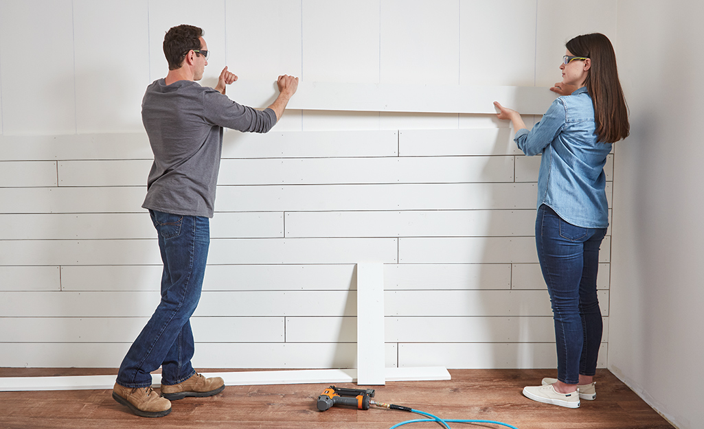 How to Find the Plumb Line for Installing Shiplap Like a Pro