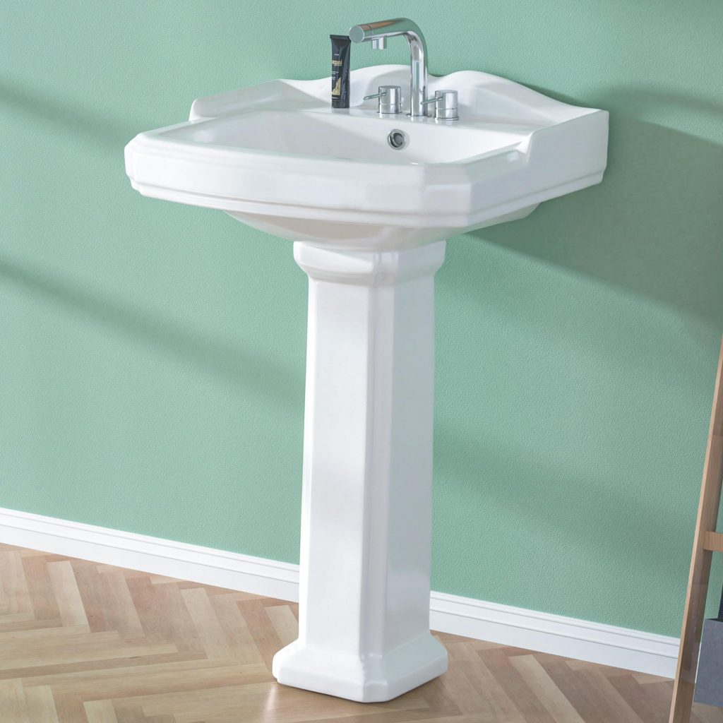 How To Hide Your Plumber Pipe On A Pedestal Sink