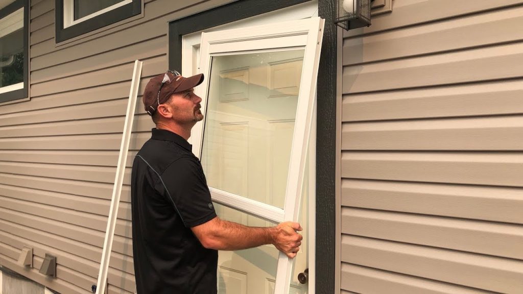 How To Install Storm Door In Out Of Plumb Wall